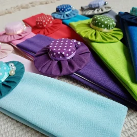 Pöttyös Kalapos hajpántok gyerekeknek és nőknek